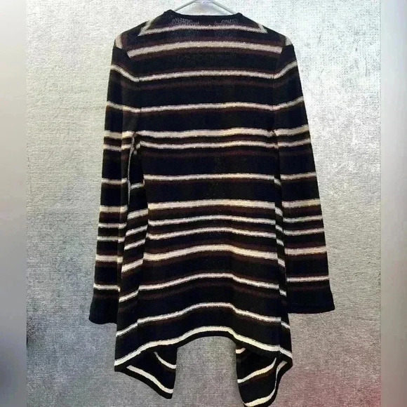 Tory Burch Waterfall Open Linen Cardigan - Picture 2 of 4